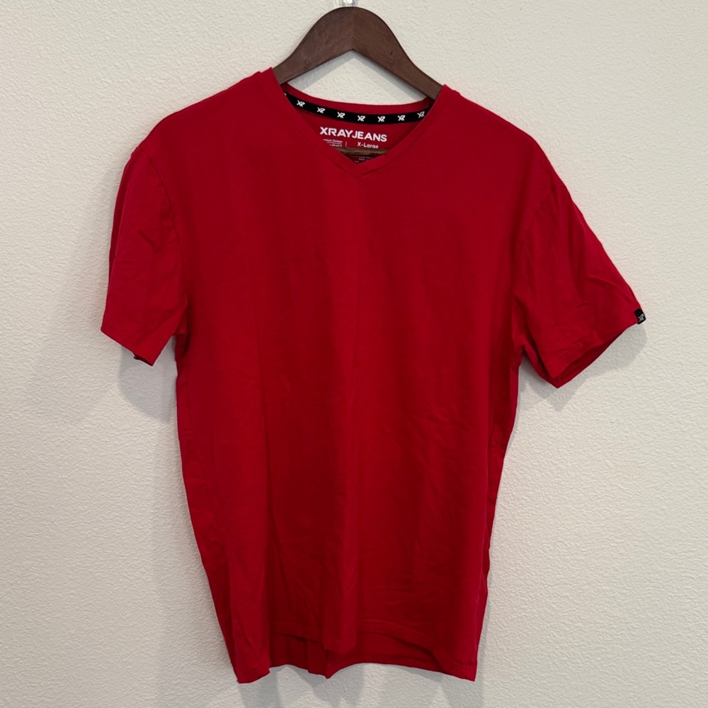 Xray Jeans Vibrant Red Short Sleeve Tee